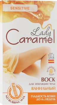 Віск для депіляції тіла ванільний Lady Caramel Vanilla 16шт (234707-864164-2)