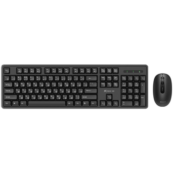 Комплект беспроводной клавиатуры и мышки XTRIKE ME MK-307UA UKR USB 1600dpi Black