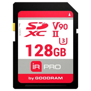 Карта памяти GoodRAM Secure Digital 128Гб IRDM PRO SDXC V90 UHS-II U3 (LKMTR_800236)