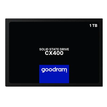 Твердотельный накопитель SSD GoodRAM CX400 1 ТБ SATA III 2.5" TLC черный(LM_5D0FB41270BA)