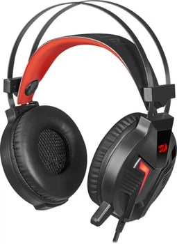 Проводные игровые наушники гарнитура Redragon Memecoleous jack 3.5 Black-Red