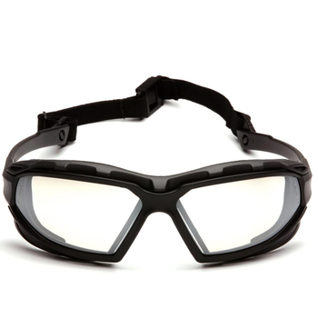 Окуляри тактичні стрілецькі із ущільнювачем Pyramex Highlander Plus Safety Goggles Clear