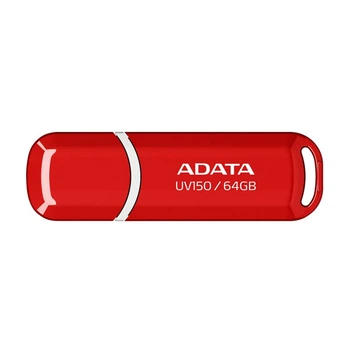 Флеш память флешка Flash A-DATA AUV 150 64Gb USB3.0 Red (AUV150-64G-RRD)