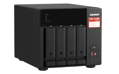 Сетевое хранилище QNAP TS-473A-8G SO-DIMM DDR4 Черный