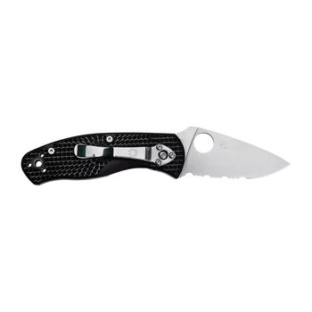 Ніж складальний Spyderco Persistence FRN напівсерейтор тип замка Liner Lock C136PSBK