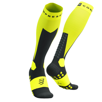 Компрессионные гольфы Compressport Ski Touring Full Socks, Safe Yellow/Black, T3 (42-44)