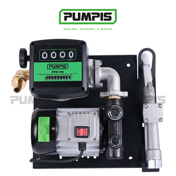 Заправна станція для дизельного палива з лічильником, міні АЗС PUMPIS MINI 220-60, 220 В, 60 л/хв