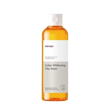 Тонер освітлювальний з галактомісісом і вітамінним комплексом Manyo Galac Whitening Vita Toner 210 мл