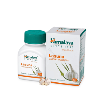 Средство для регулировки уровня холестерина Ласун (Lasuna) Himalaya 60 таб. 8901138834326