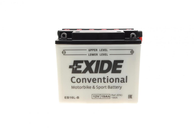 Аккумулятор EXIDE 12v 19Ah (EB16L-B) (175х100х155) R, EN190
