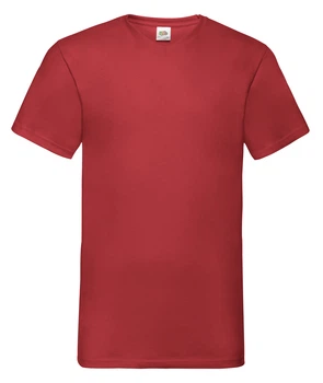Футболка Fruit of the Loom Valueweight v-neck 2XL 40 Червоний (0610660402XL)