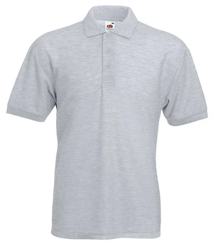 Футболка поло чоловіча Fruit of the Loom 65/35 Polo XL Сірий (063402094XL)