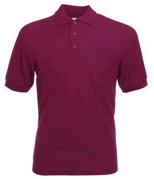 Поло Fruit of the Loom 65/35 Polo L Бордовый (063402041L)