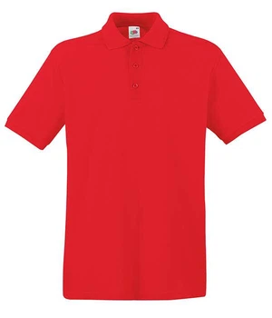 Футболка поло мужская Fruit of the Loom Premium polo XXL Красный (0632180402XL)