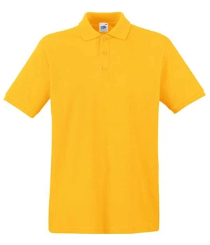 Поло Fruit of the Loom Premium polo L Солнечно Желтый (063218034L)