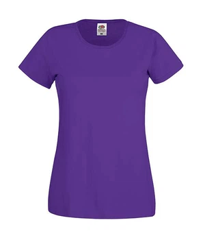Футболка Fruit of the loom Original Lady-Fit XS Фиолетовый (61-420-0)