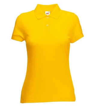 Футболка поло женская Fruit of the Loom 65/35 Polo lady-fit L Желтый (063212034L)