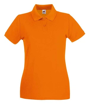 Футболка поло жіноча Fruit of the Loom Premium polo lady-fit S Помаранчевий (063030044S)