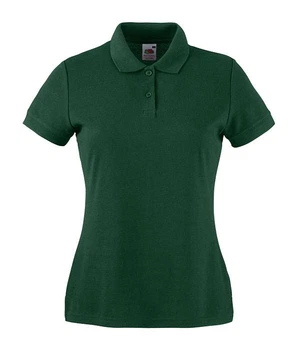 Футболка поло жіноча Fruit of the Loom 65/35 Polo lady-fit XXL Темно-зелений (0632120382XL)