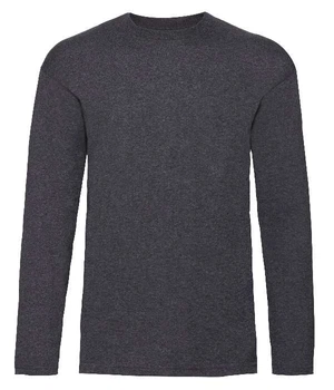 Футболка с длинным рукавом мужская Fruit of the Loom Valueweight long sleeve XL Темно-cерый (0610380HDXL)