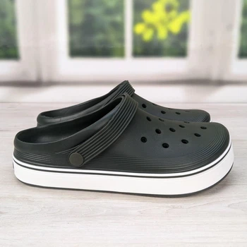Сабо кроксы мужские пена Dago Style хаки 43 р (28 см) 3695