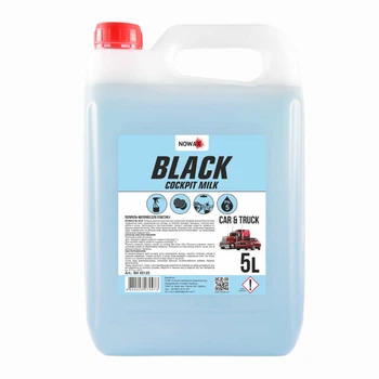 Полироль-молочко для пластика Nowax Black концентрат, 5л NX05125