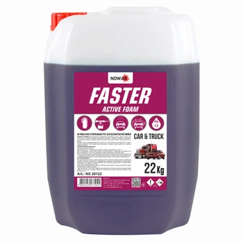 Активная пена Nowax Faster Active Foam концентрат для бесконтактной мойки 22кг NX20122