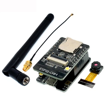 Микроконтроллер BauTech ESP32-CAM с камерой и поддержкой TF карт (1014-394-00)