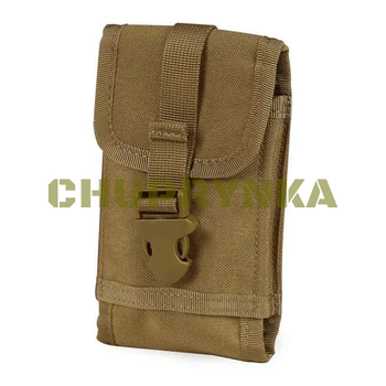 Подсумок для мобильного телефона с креплением MOLLE, Койот