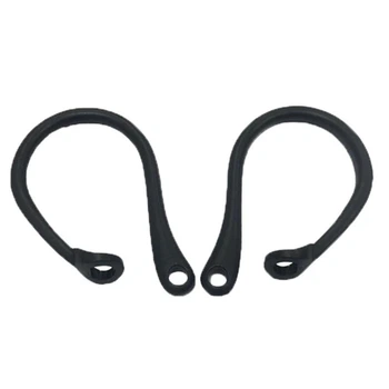 Поліуретанові тримачі для безпровідних навушників AirPods / гачки вушні, чорні (85996074)