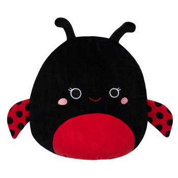 М'яка іграшка Squishmallows Trudy - Black Ladybug (196566187078)