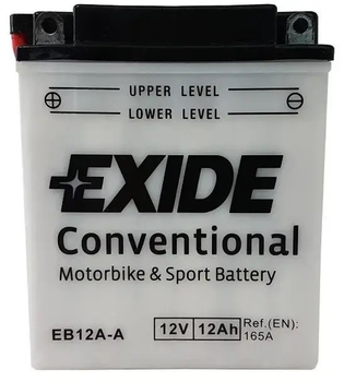Аккумулятор 12Ah-12v Exide (EB12A-A) (134х80х160) L, EN165