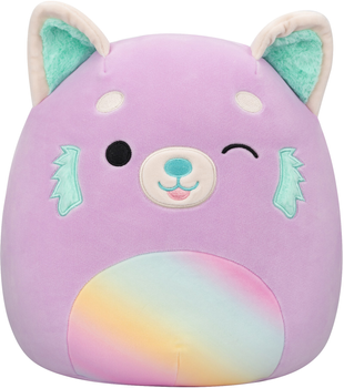 Maskotka Squishmallows Lexis - Purple Panda W/Rainbow Belly (0196566214439)