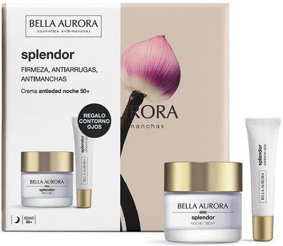 Набір для догляду за обличчям Bella Aurora Splendor 50+ Нічний крем 50 мл + Крем для шкіри навколо очей 15 мл (8413400017691)