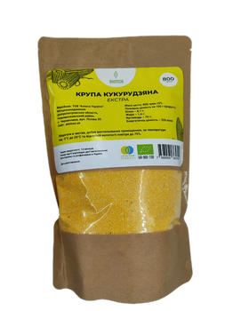 Крупа кукурузная экстра без глютенa 800 г ТМ Ahimsa