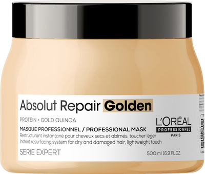 Maska do włosów L’Oreal Professionnel Paris Absolut Repair Gold 500 ml (3474636975181)