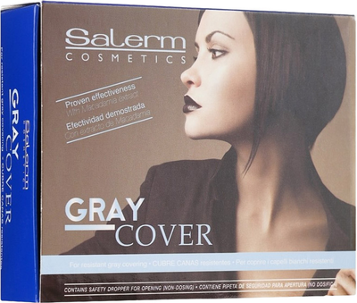 Ампули Salerm Cosmetics Gray Cover для кращого фарбування сивого волосся 12 x 5 мл (8420282006705)