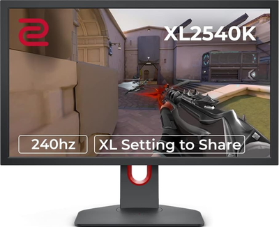 Монитор 24.5" BenQ Zowie Gaming XL2540K Full HD TN 240 Гц Factory Recertified