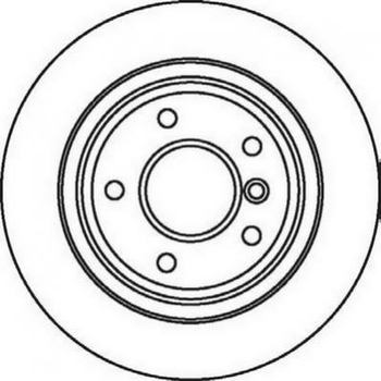 Тормозные диски Jurid 562062JC BMW 5 Series 34211163669, 34211163699, 34211163835