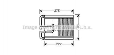 Радиатор печки AVA COOLING HY6168 KIA Sportage; Hyundai Tucson 971382E100