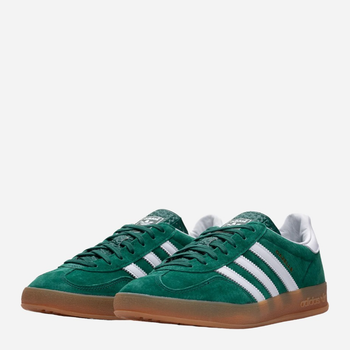 Sneakersy męskie do kostki adidas Originals Gazelle Indoor IG1596 44.5 Zielone (4066764312618)