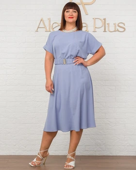 Плаття Alenka Plus 14512-1, 54, лаванда