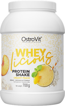 Białko OstroVit Delicious WHEY 700 g Kremowo-brzoskwiniowy (5903933900759)