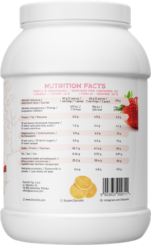 Protein OstroVit Delicious WHEY 700 g Wafle Truskawkowe (5903933900711)