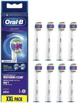 Насадки до зубної щітки Oral-B 3D White, 8 шт (4210201324942)