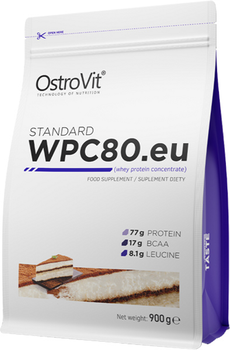 Białko OstroVit Standart WPC80.eu 900 g Tiramisu (5902232610376)