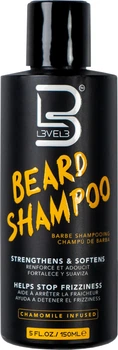 Шампунь для бороди Level3 Beard Shampoo Strengthens & Softens З екстрактом ромашки 150 мл (850018251884)