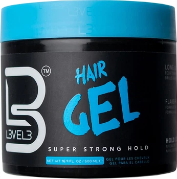 Гель для укладки волосся Level3 Hair Styling Gel сильної фіксації 500 мл (850018251068)