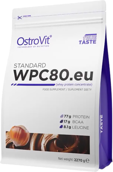 Протеїн OstroVit Standart WPC80.eu 2.27 кг Горіх (5902232610796)