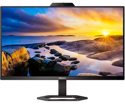 TFT 23.8" Philips 24E1N5300HE, IPS, 75Гц, 1 мс, HDMI, DP, USB-C, webcam, USB-hub, HAS, колонки